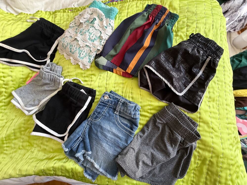 Bundle of Girls Shorts 8 Pairs Included Sz 8-10